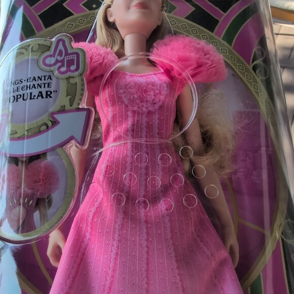 Disney Wicked Singing GLINDA 12” Fashion Doll Posable w/Movie-Inspired NEW NIB - Picture 5 of 6